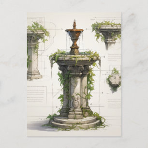 Neoclassical Architecture Postcard