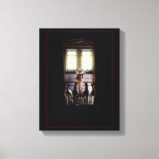Neoclassical Marble Sculpture Canvas Print