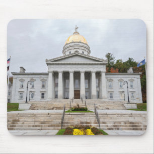 neoclassical state capitol building in montpelier mouse pad