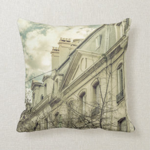 Neoclassical Style Buildings in Buenos Aires, Arge Throw Pillow
