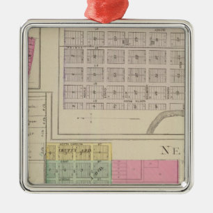 Neodesha, La Fontaine, Coyville, Altoona, Kansas Metal Ornament