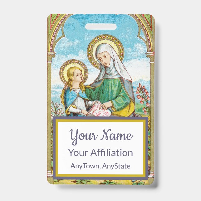 NeoGothic St. Anne and Young Mary (SAU 29) Badge (Front)