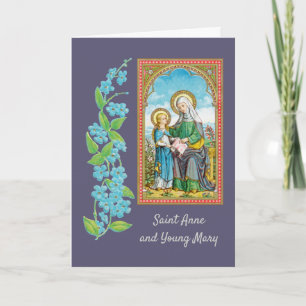 NeoGothic St. Anne and Young Mary (SAU 29) Card