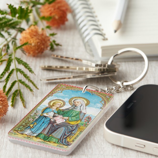 NeoGothic St. Anne and Young Mary (SAU 29) Keychain (Front Right)