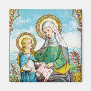 NeoGothic St. Anne and Young Mary (SAU 29) Magnet