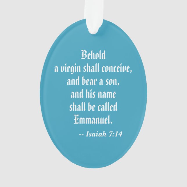 NeoGothic St. Anne and Young Mary (SAU 29) Ornament (Back)