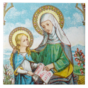NeoGothic St. Anne and Young Mary (SAU 29) Tile