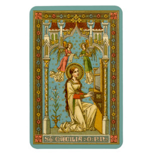 NeoGothic St. Cecilia of Rome (BNG 02) Magnet