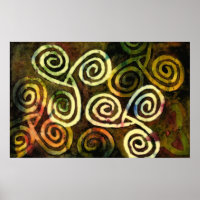 NeoLithic Cave Art Poster