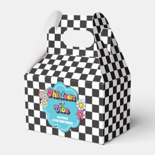Neon 90s Retro Thirteen is a Vibe 13th Birthday Favor Box