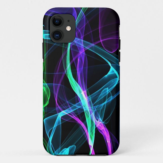 Neon Abstract Case-Mate iPhone Case (Back)