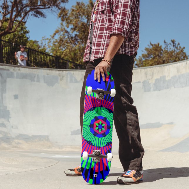 Neon Abstract Dd Brand Skateboard (Outdoor 2)
