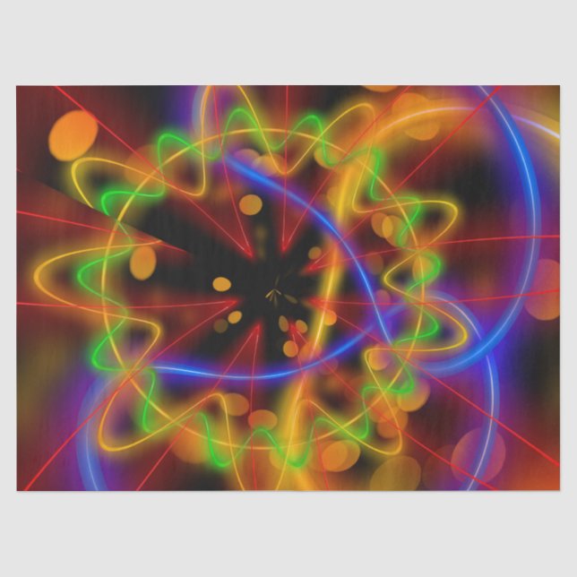 neon abstract tissue paper (Front)