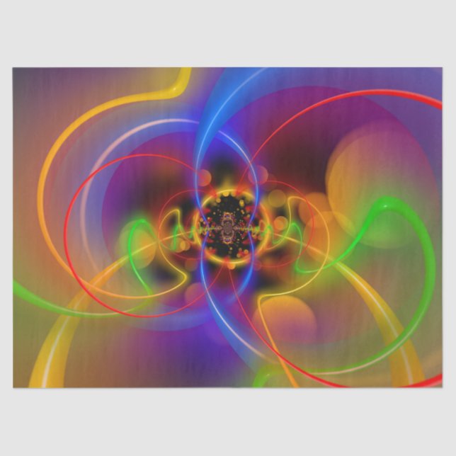 neon abstract tissue paper (Front)