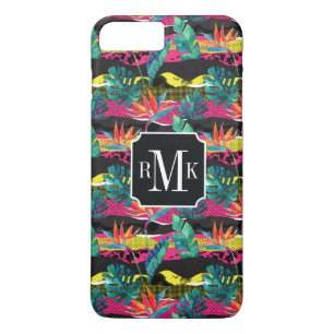 Neon Abstract Tropical Texture Pattern Case-Mate iPhone Case