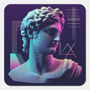 Neon Aelexis Square Sticker