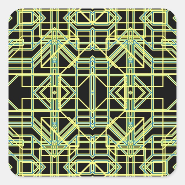 Neon Aeon 8 Square Sticker (Front)