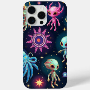Neon Alien Creatures iPhone/iPad Case
