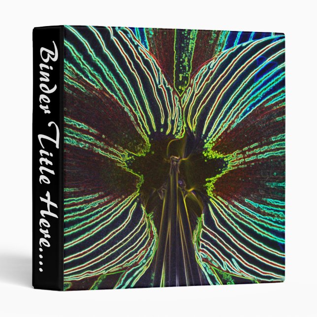 Neon Amaryllis - 1" Binder (Front/Spine)