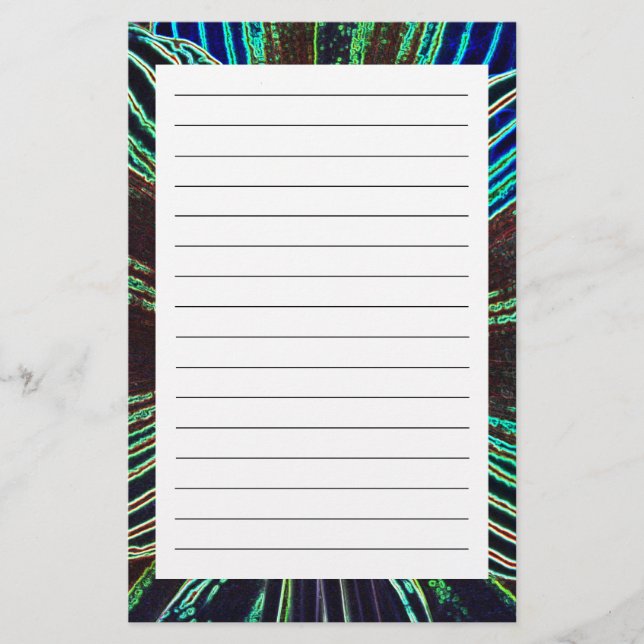 Neon Amaryllis Stationery (Front)