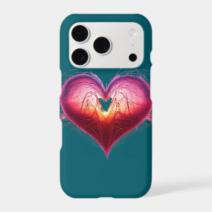 Neon Anatomical Heart iPhone / iPad case