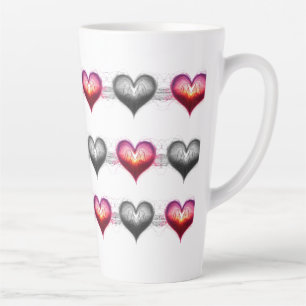 Neon Anatomical Heart iPhone / iPad case Latte Mug