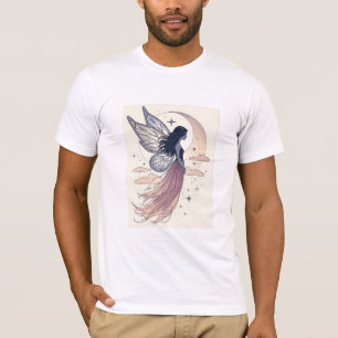 Neon Angel Aesthetic Cyberpunk Fantasy for Dreamer T-Shirt