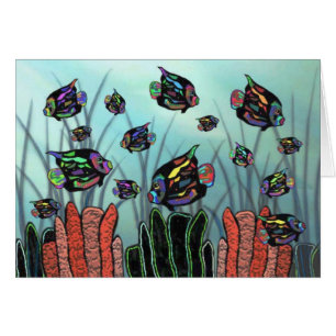 Neon Angelfish Coral Reef
