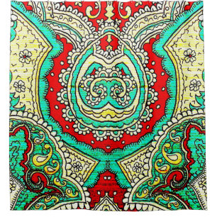 Neon arabesque ornament: 80s style.