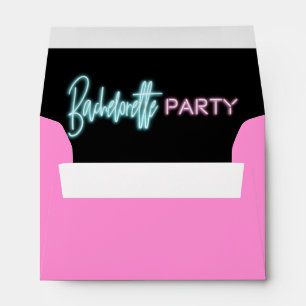 Neon Bachelorette Enveloppes Party