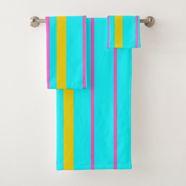 Neon Bath Towel Set (Insitu)