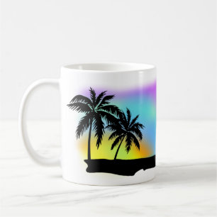 Neon Beach Skies At Daytona Beach Coffee Mug