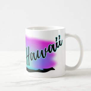 Neon Beach Skies At Hawaii Coffee Mug