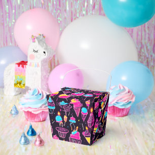 Neon Birthday Sweets Favor Box