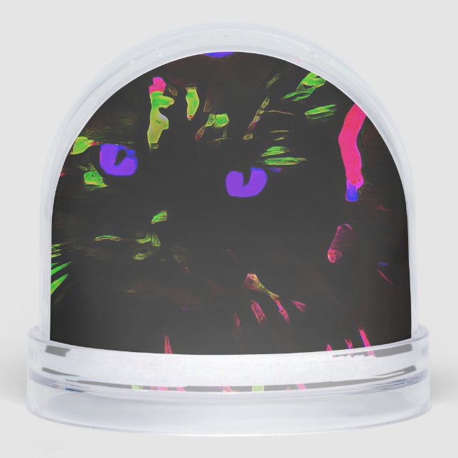 Neon Black Cat with Glowing Eyes (Avant)