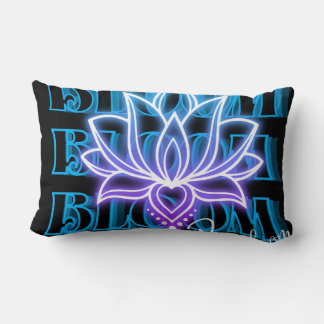 neon black pillow