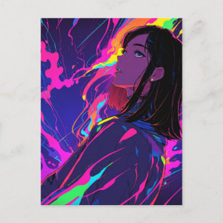 Neon Bliss postcard: Daze Postcard