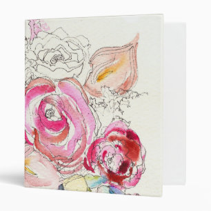 Neon Blooms Binder