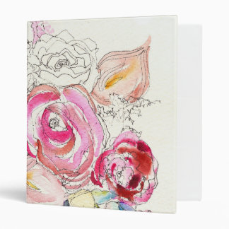 Neon Blooms Binder