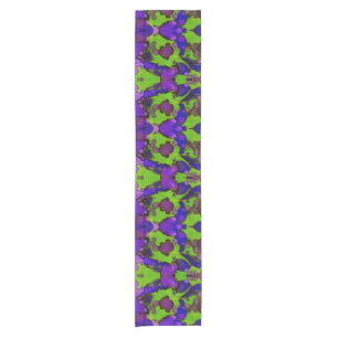 Neon Bloomstorm Short Table Runner