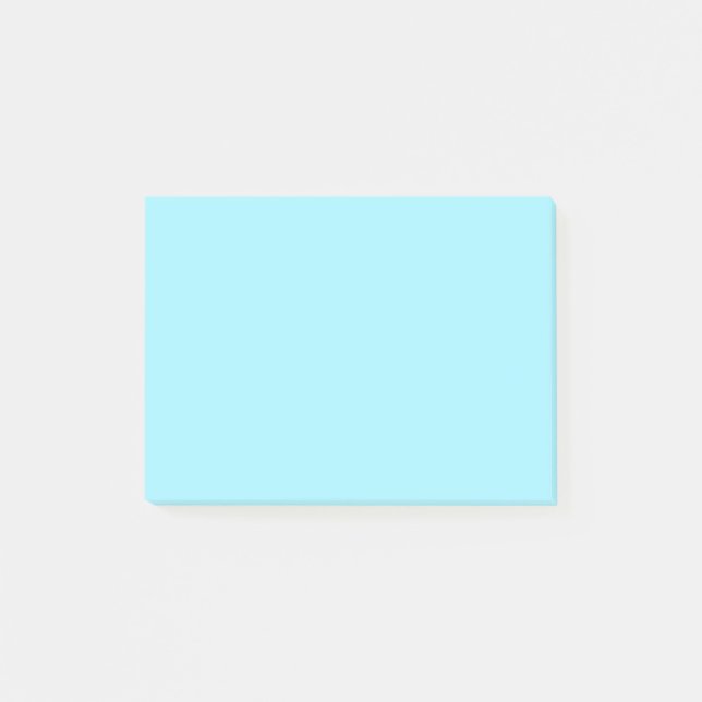 Neon Blue colour Post-it Notes (Front)