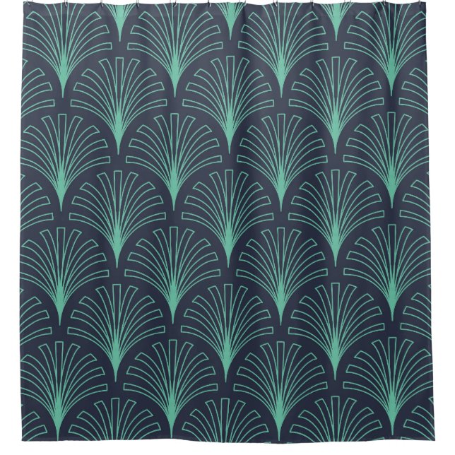 Neon blue peacock, vintage pattern. (Front)