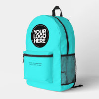Neon Blue | Personalized Corporate Logo and Text