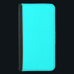 Neon Blue Solid Colour | Classic Samsung Galaxy S5 Wallet Case<br><div class="desc">Neon Blue - Introducing the timeless allure of the Solid Colour Design: a captivating blend of classic form and elegant simplicity. This design is a celebration of the power and beauty found in a single, striking hue. Exuding sophistication, the solid colour design embraces the essence of minimalism, making it a...</div>