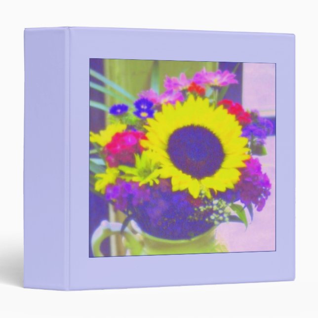 Neon Bouquet Binder (Front/Spine)