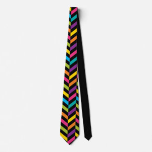 Neon Bright trendy fashion colourful design 1 Tie