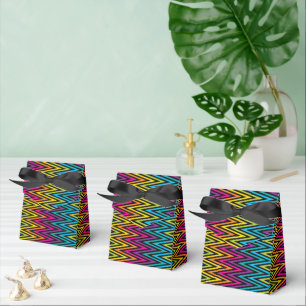 Neon Bright trendy fashion colourful design 8 Favor Box