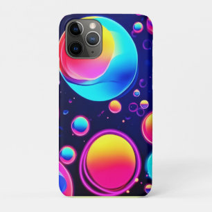 Neon Bubble Universe iPhone 11 Pro Case