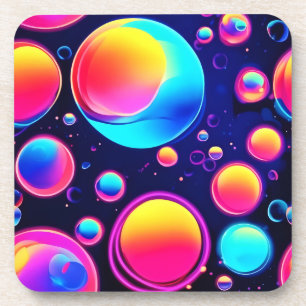 Neon Bubble Universe Coaster
