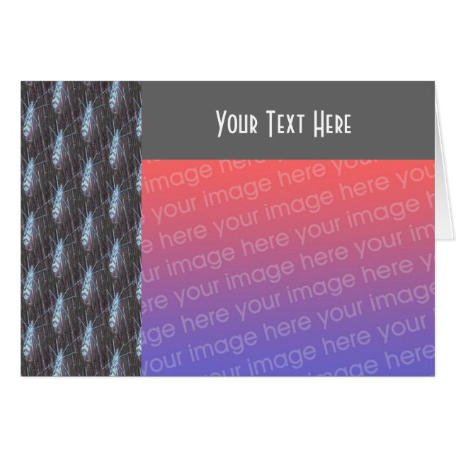 Neon Bug Carte photo de la nature (Devant horizontal)